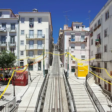Ascensor Da Bica - Serviced Lägenhet *